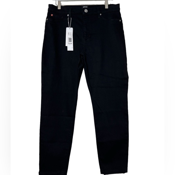 Hudson Natalie Black Skinny Ankle Jeans Plus Size NWT size 33 - Picture 3 of 8